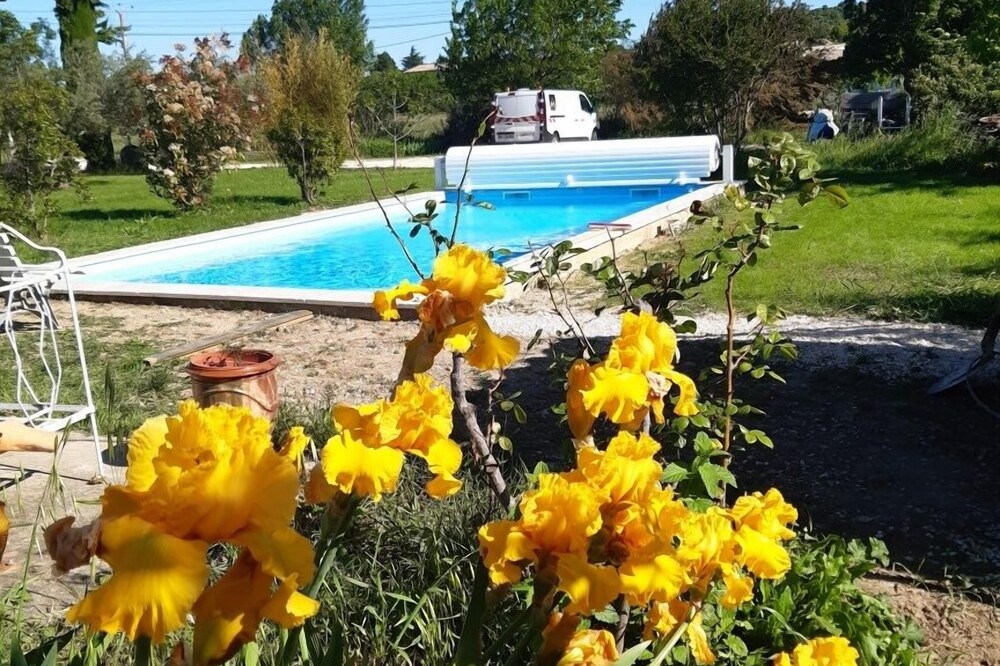pretty house, with garden, pool, near the Gorges de l'Ardèche.