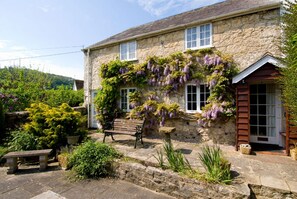 Exterior - Sunbeam Cottage nestling in the heart of Branscombe village with a parking space (Branscombe)