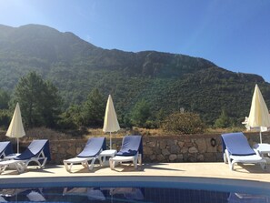 Outdoor pool - Detached Villa - Private Pool - Stunning Mountain Views (12-2 Bn. B Dr. Fethiye)