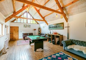 Smart TV, ping pong, books