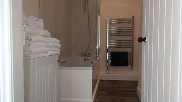 Hair dryer, towels