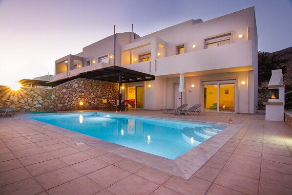 Pool - Blue Ray villa Private Pool and Great Sea Views. EOT licenced Lindos/Pefkos (Lindos)