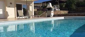 Blue Ray villa privat basseng og flott havutsikt. EOT lisensiert Lindos / Pefkos