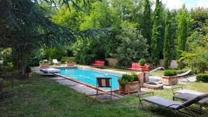 Outdoor pool - Beautiful house with swimming pool, in Little Tuscany between Albi and Toulouse (Ambres)