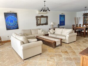 Smart TV, DVD player, table tennis, stereo