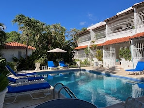 Outdoor pool - Luxurious Private Apartment with pool 4 minutes walk to Mullins Beach West Coast (near Speightstown)