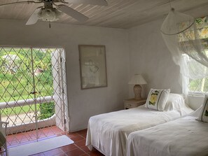 2 bedrooms, in-room safe, iron/ironing board, WiFi