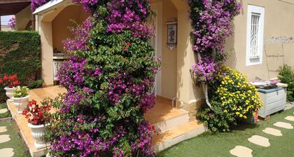 BONITA CASA CON PRECIOSO JARDÍN DE 150 M2, PISCINA MUY SEGURA PARA NIÑOS