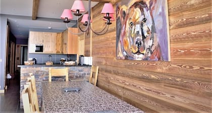 Superbe Appt Pied des pistes. Magnifique Vue Montagnes - Sauna, Video Room 12p.