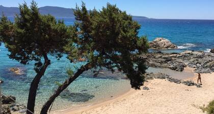 T2 VUE MER CLIMATISE AU COEUR DE PRORPRIANO, PLAGE A PIEDS A 5 M DES COMMERCES