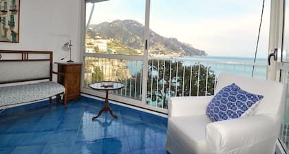 Amalfi Coast - Il Monaco, Three Bedrooms villa with equipped platform on the sea