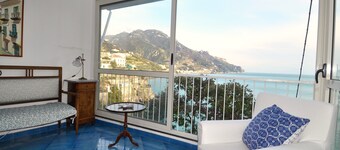 Amalfi Coast - Il Monaco, Three Bedrooms villa with equipped platform on the sea