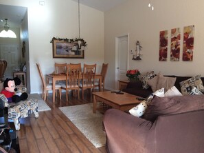 Smart TV, video games, DVD player, table football