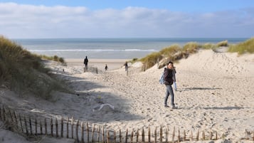 Vlak bij het strand