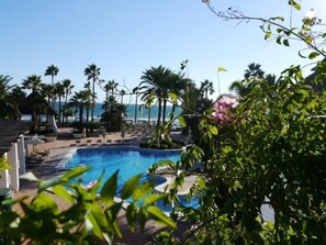 Pool - Marbella Seaview Escape ☀️ Pools, Fast WiFi & Relaxing Coastal Living (Elviria)