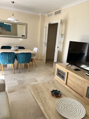 Interior - Marbella Seaview Escape ☀️ Pools, Fast WiFi & Relaxing Coastal Living (Elviria)