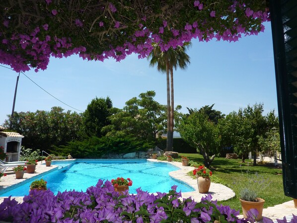 Alberca al aire libre 