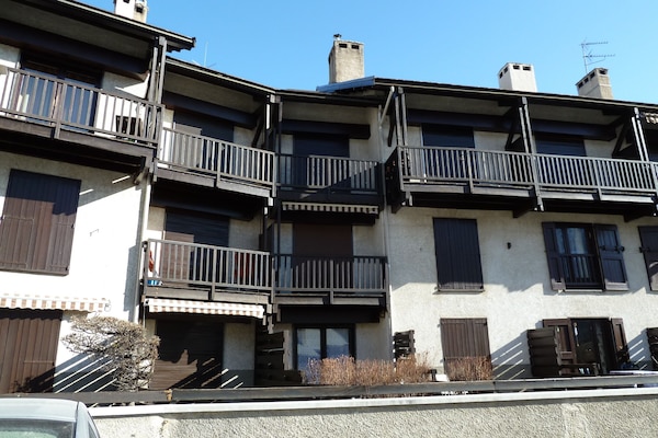 vue de l'immeuble, les balcons sont orientés au sud