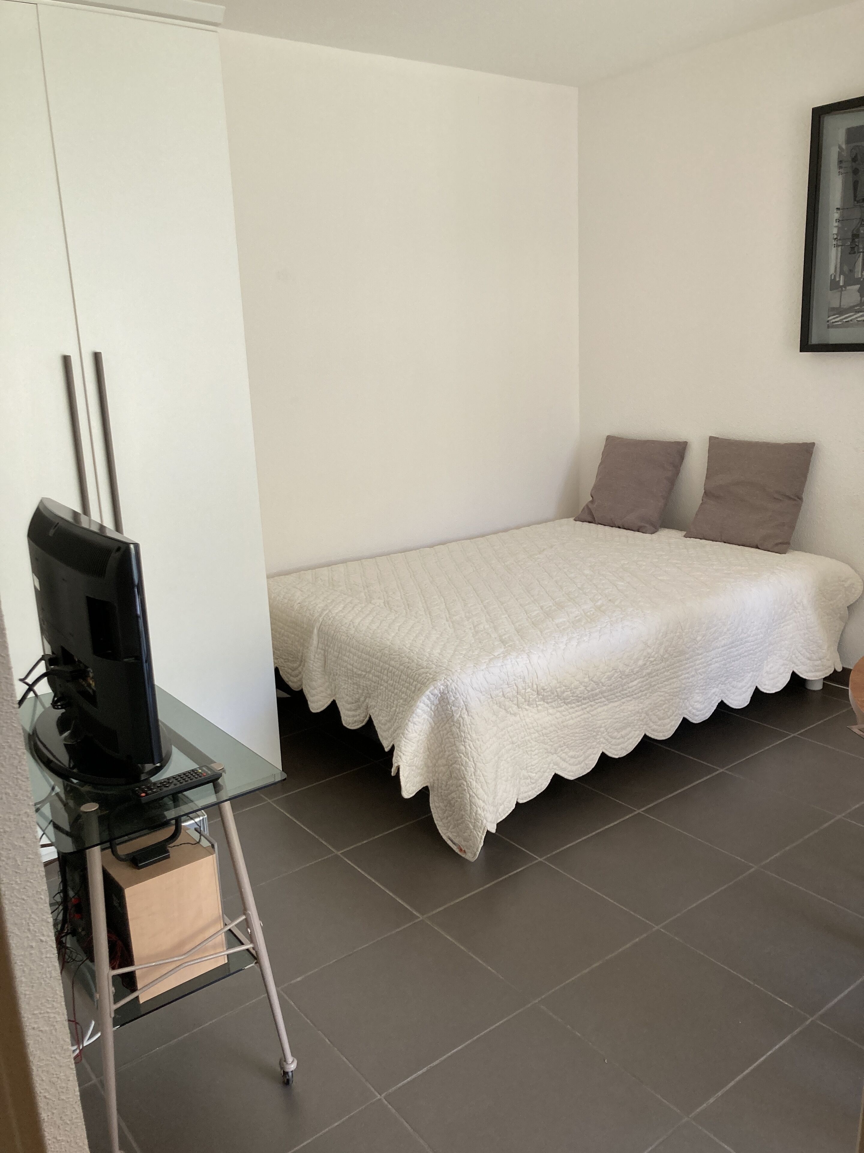 Tabla de planchar con plancha