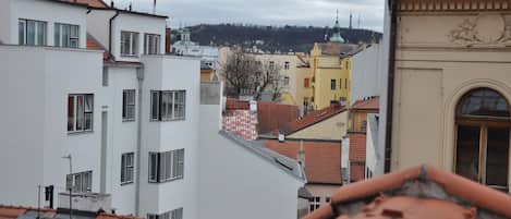 Blick von der Unterkunft