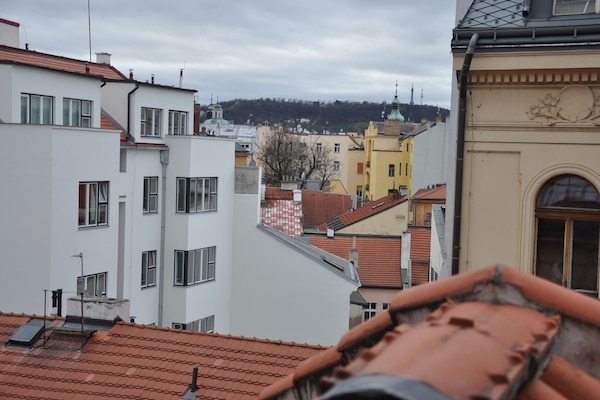 Blick von der Unterkunft