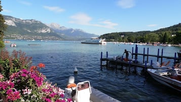 Blick von der Unterkunft