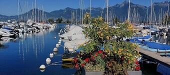 Appartement clair, calme, refait à neuf, à 5 min. du lac, 2 min. des commerces