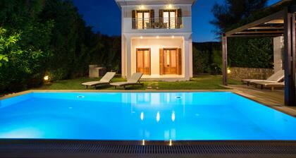 Aeriko-Ammos Beachfront Villa with Stunning View and Private Pool
