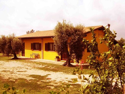 House Vacation Rome with garden dipped in the green of the countries of the Roman Castles