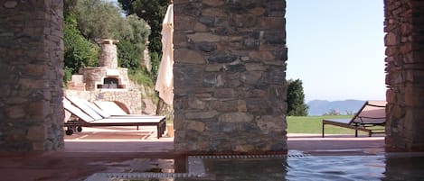 Indoor pool, a heated pool