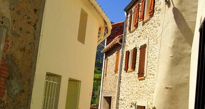 Betwee sea and ski: a romantic village house with view on gardens and mountains