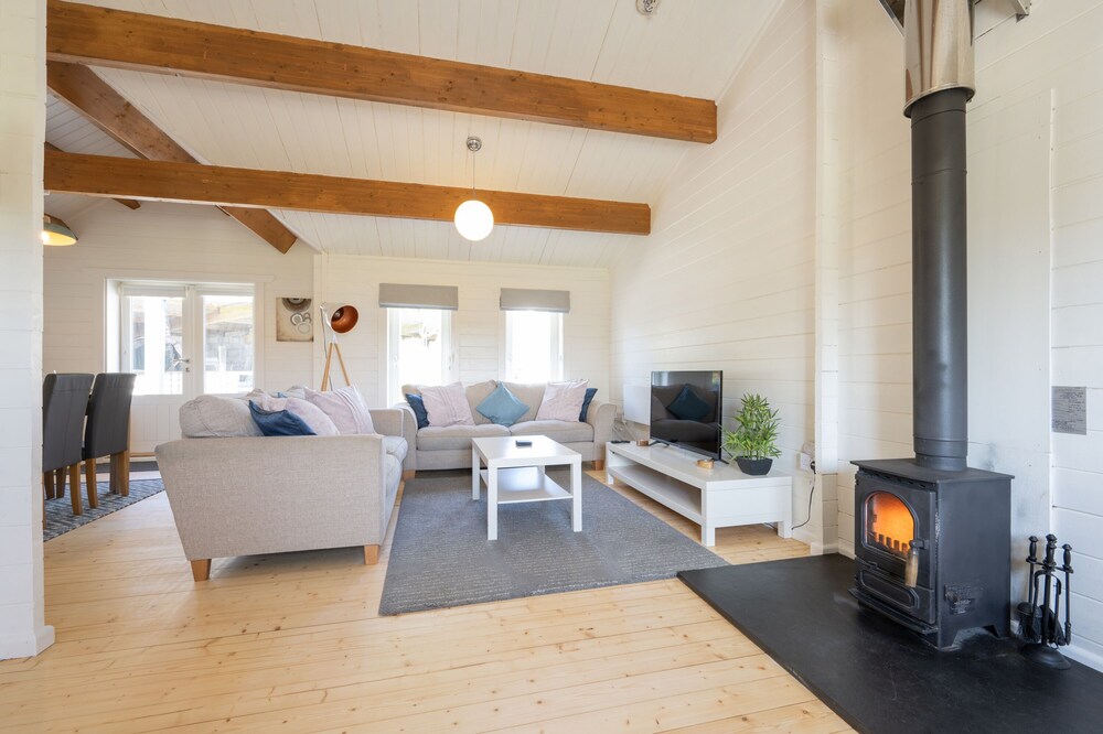 Summerleaze Lodge - Moderne, familienfreundliche Blockhütte nahe zum Strand