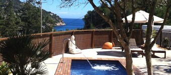 Ibizan house with large outdoor jacuzzi and sea views. (ETV / 0893. E)