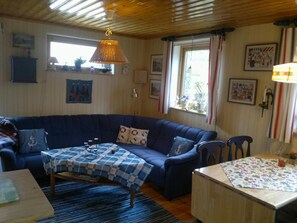 Smart TV, DVD player, books