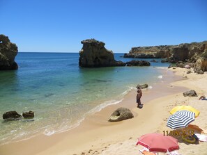 Beach nearby, beach towels
