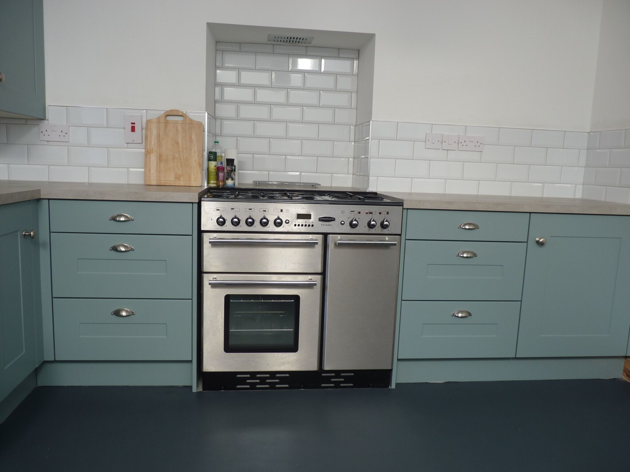 Our house in the middle of the street