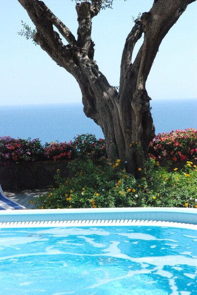 Gorgeous villa on the Faraglioni 3 rooms 6 places + extra suite 2 places