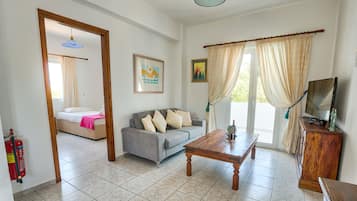 Smart-tv, boeken, een muziekbibliotheek en een filmbibliotheek