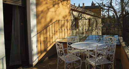 Conjunto Rural con piscina privada climatiazada, WIFI y patio con BBQ