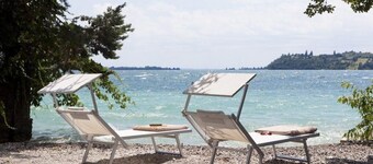 Wonderful villa with private beach and big garden