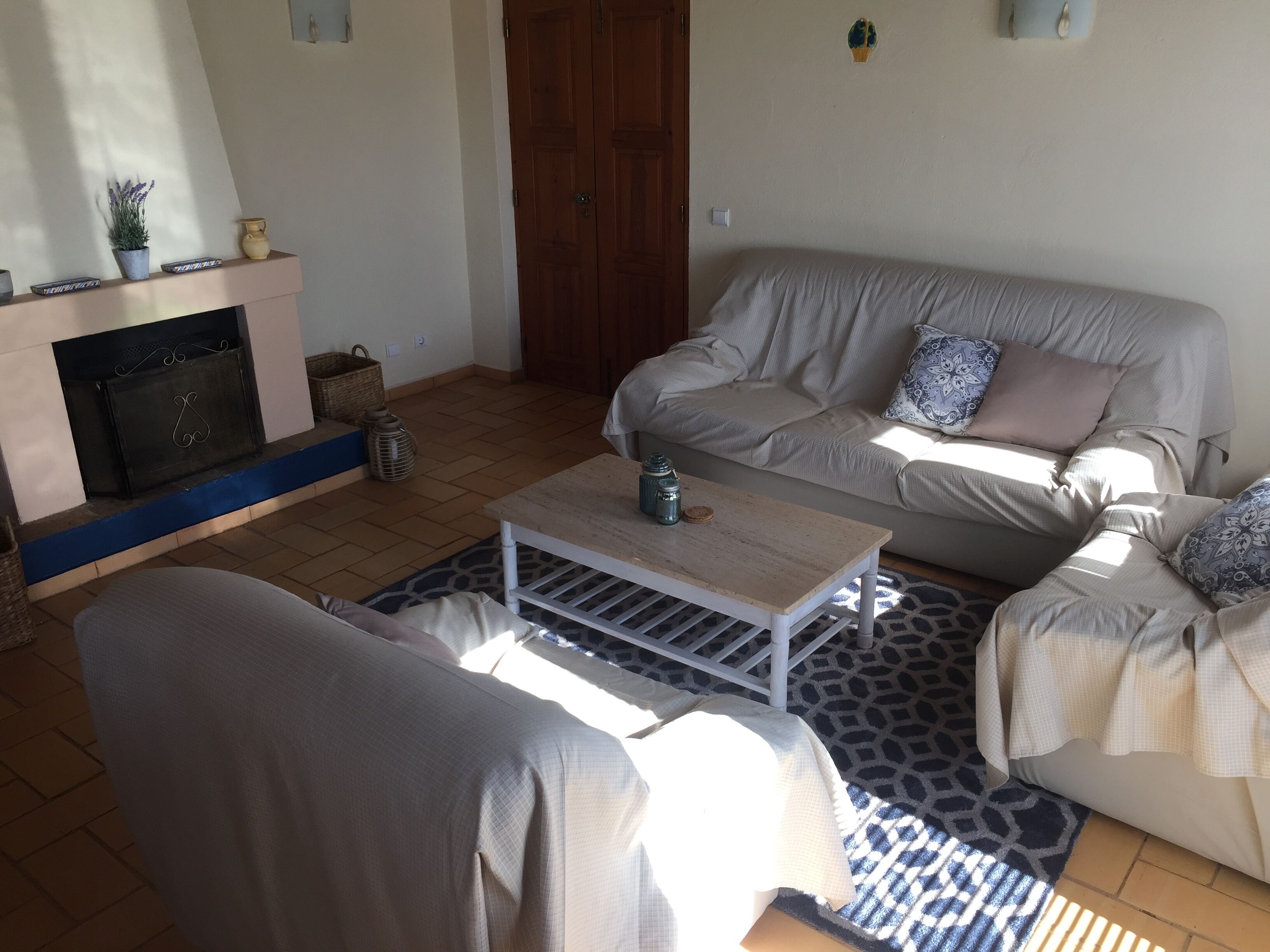 TV connectée, cheminée