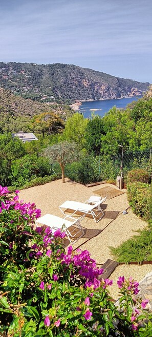 Terrace/patio - Loft in Aiguablava beach. Costa Brava. With private garden and sea views. (Begur)