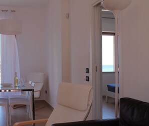 Interior - Seaview modern holiday home in NW Sicily - air conditioning, Wi-Fi, parking, bbq (Alcamo Marina)