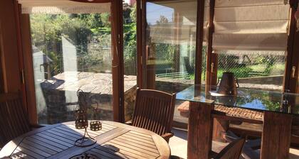 Lovely country house with garden by the sea in RĂas Altas