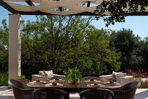   屋外ダイニングエリア