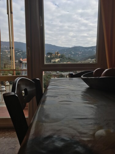 TRILOCALE La Formica Azzurra, terrazza vista colline, si pets ,vicino al centro 