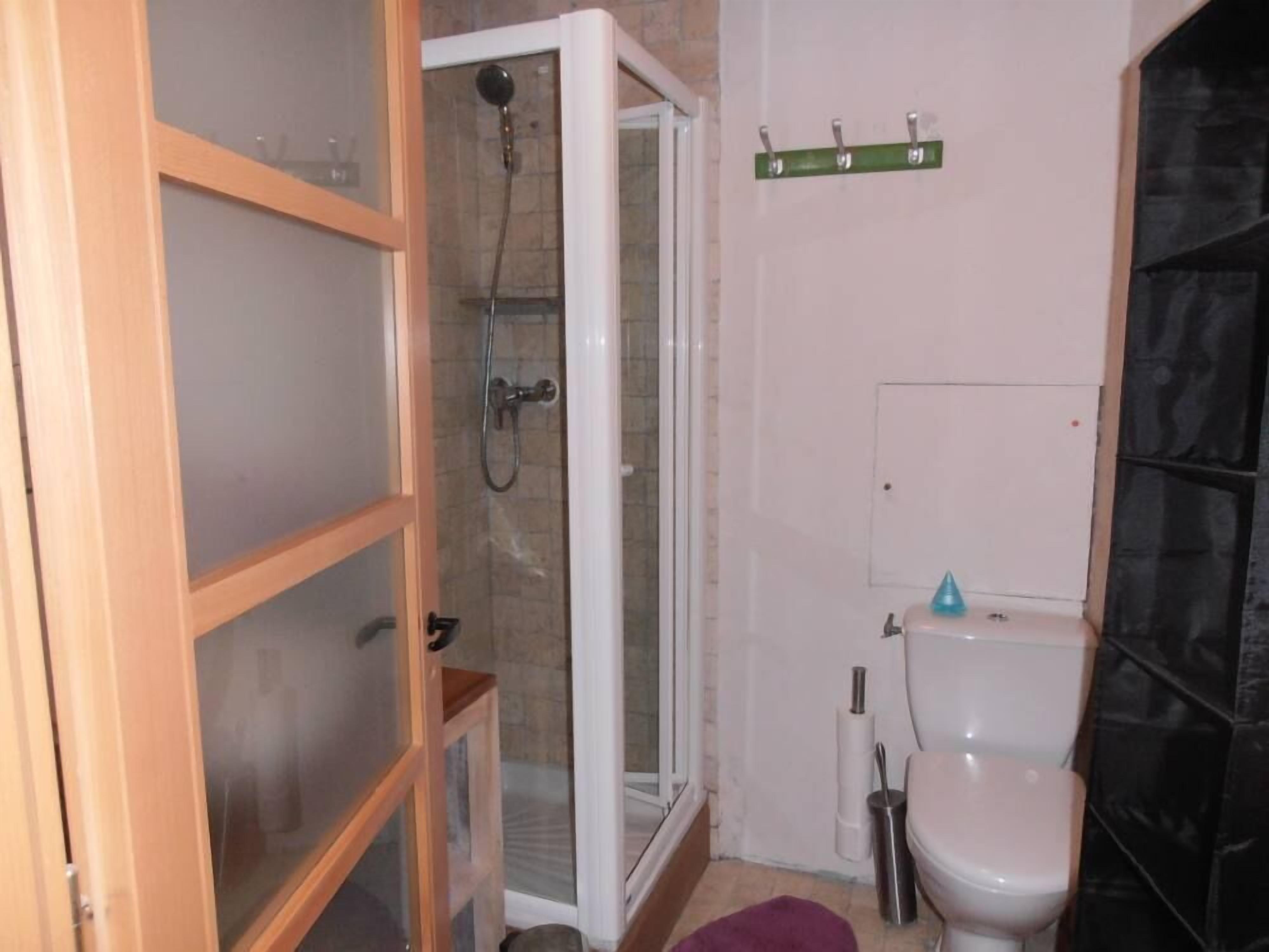 Shower, hair dryer