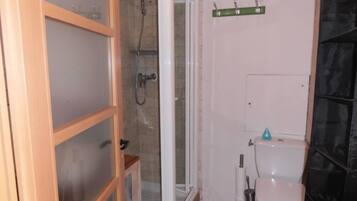 Shower, hair dryer