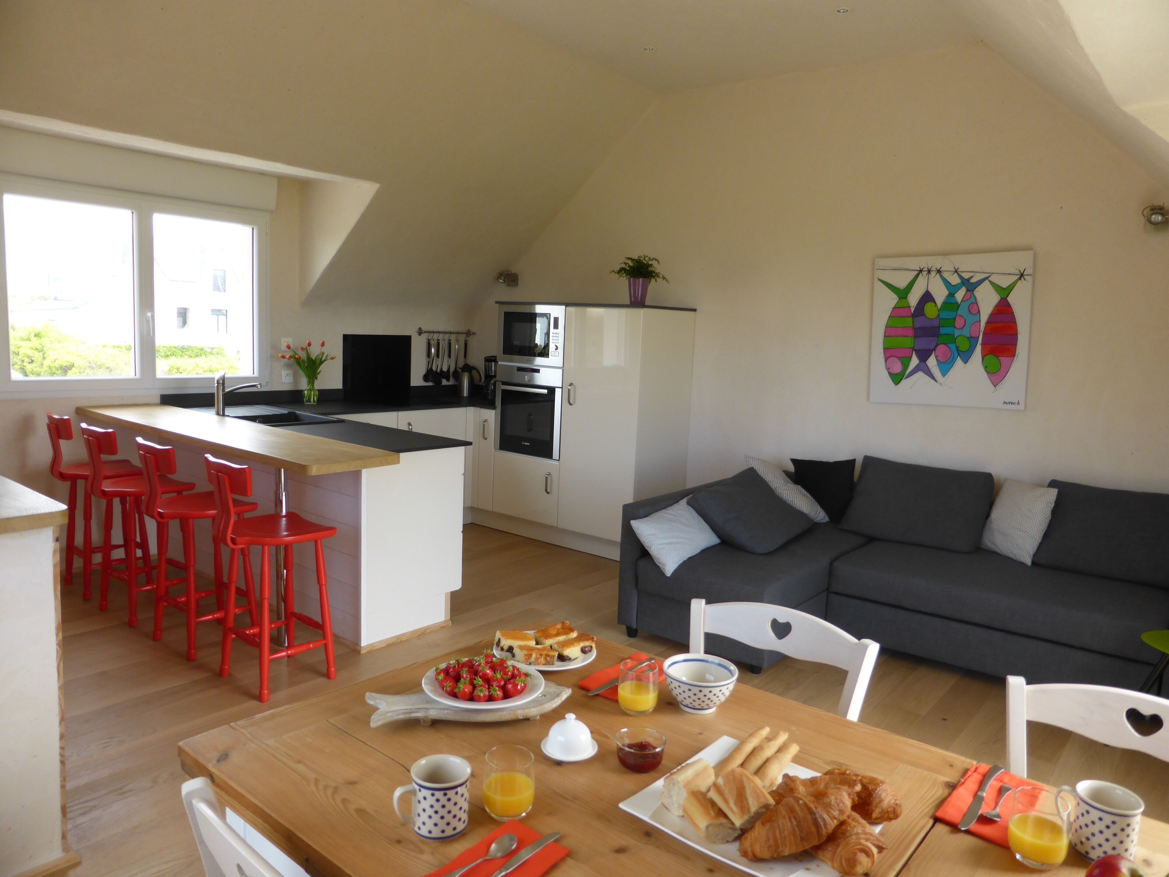 Magnificent Sea View - House rental feet in water - Loctudy Lesconil