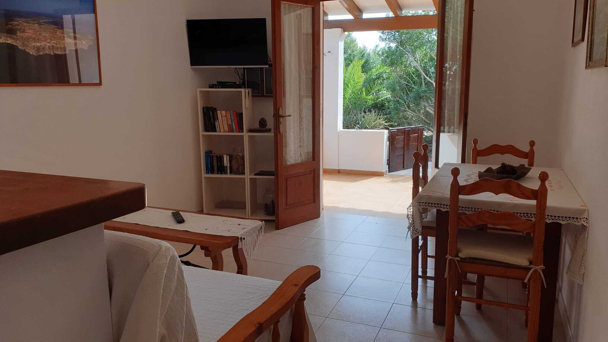 Housing in the center of the island.